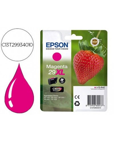 Ink jet epson home 29xl t2993 xp435 330 335 332 430 235 432 magenta 450 pag