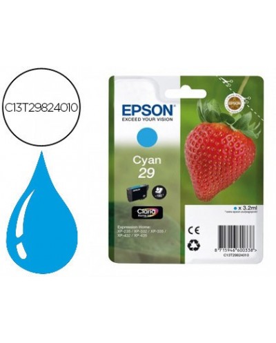 Ink jet epson home 29 t2982 xp435 330 335 332 430 235 432 cian 175 pag