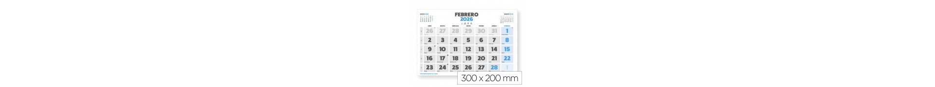 Bufete, calendarios y dietario